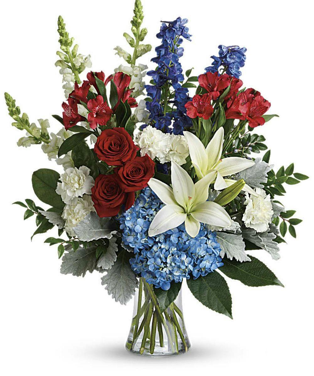 Colorful Tribute Milwaukee (WI) Patriotic Flowers Welke's Florist