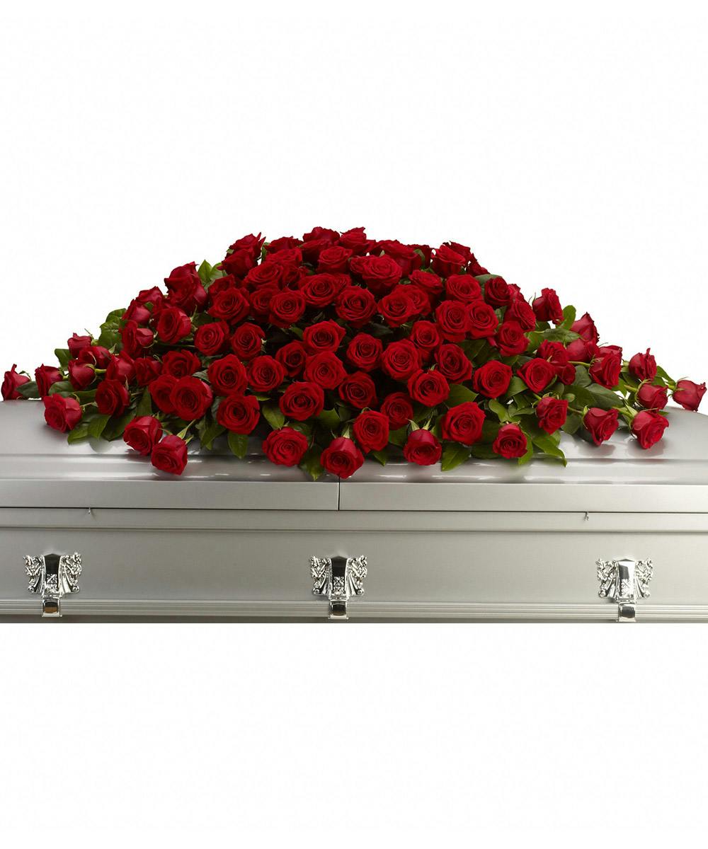 Greatest Love Casket Spray Milwaukee (WI) Sympathy & Funeral Flowers